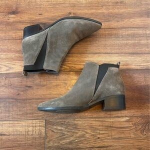Marc Fisher Taupe Ankle Booties